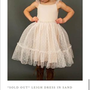 Joyfolie Leigh Dress in sand toddler size 4